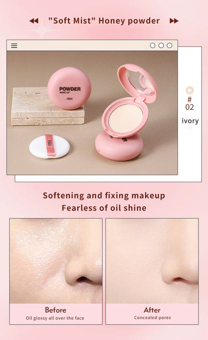 HiVi Makeup Gift Box Set – Powder, Glue, Lipstick & More, Perfect Valentine's Day Gift for Your Wife