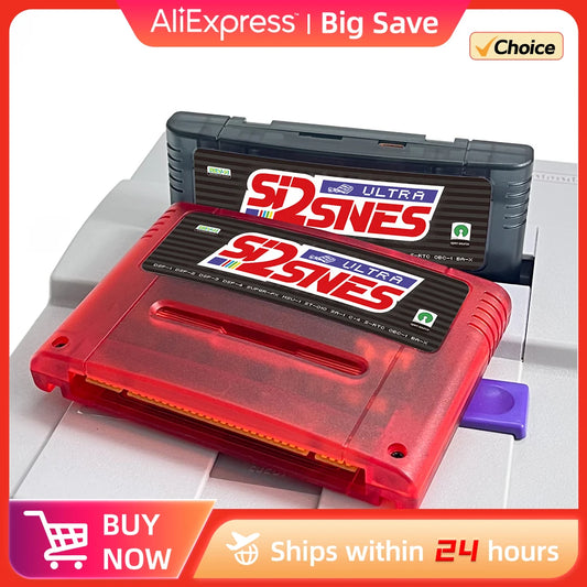 SD2SNES Rev.H Flash Cartridge - Multi Region SNES/SFC Game Adapter with FXPAK MSU Enhancement Support