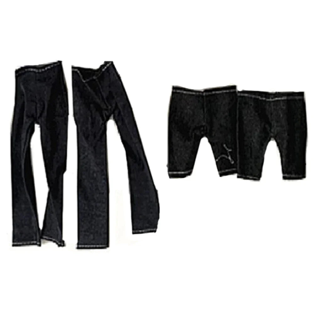 8pcs Ken Doll Clothes Set — Daily Casual Outfit with Top, Jeans & Shoes, Pretend Play Accessory for Kids, Birthday Gift