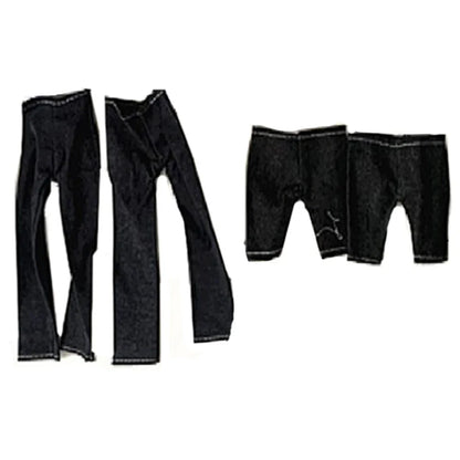 8pcs Ken Doll Clothes Set — Daily Casual Outfit with Top, Jeans & Shoes, Pretend Play Accessory for Kids, Birthday Gift