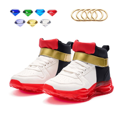 Shadow Red Sonic-Inspired Sneakers for Boys, Kids & Men – Casual Sport Shoes & Streetwear Trainers