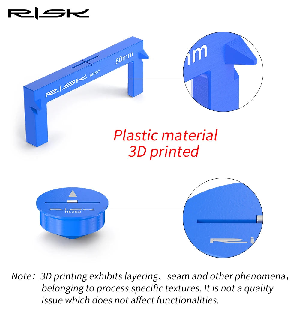 RISK Bicycle Seat Cushion Height Measuring Tool – Bike Fitting & Measurement Gauge