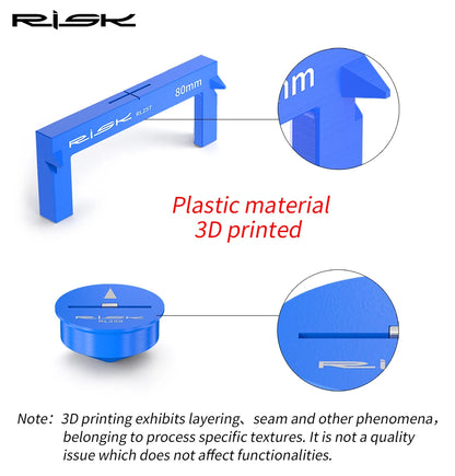 RISK Bicycle Seat Cushion Height Measuring Tool – Bike Fitting & Measurement Gauge