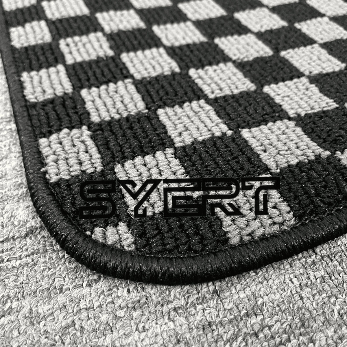 BMW 3-Series E90 Floor Mats - Checkerboard Anti-Slip Carpet Mats for 2006–2012 LHD Models, All-Weather Protection