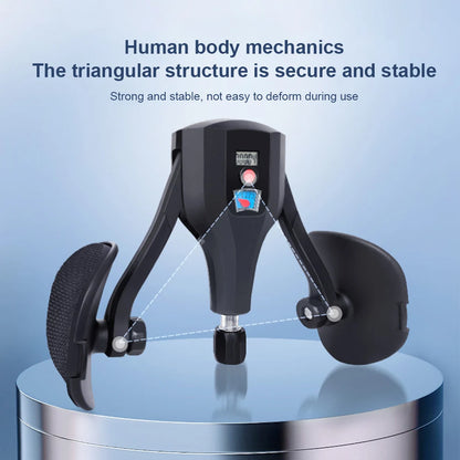 Pelvic Floor Muscle Trainer with Counter — Ergonomic 360° Rotating Thigh Exerciser, Non-Slip Pelvic Floor Exerciser for Women