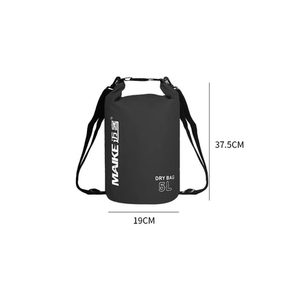 Waterproof Dry Bag Backpack - 5L/10L/15L Outdoor Storage Bag for Swimming, Rafting, Kayaking & Trekking