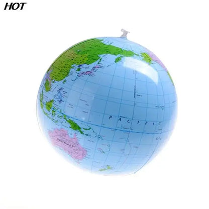 30-40CM Inflatable Earth Globe – Early Educational Geography Map Balloon Toy, Beach Ball