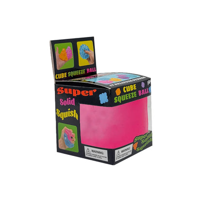 NeeDoh Nice Cube Sensory Fidget Toy – Stress Relief Anxiety Cube, ADHD Focus Calming Desk Gadget for Kids & Adults