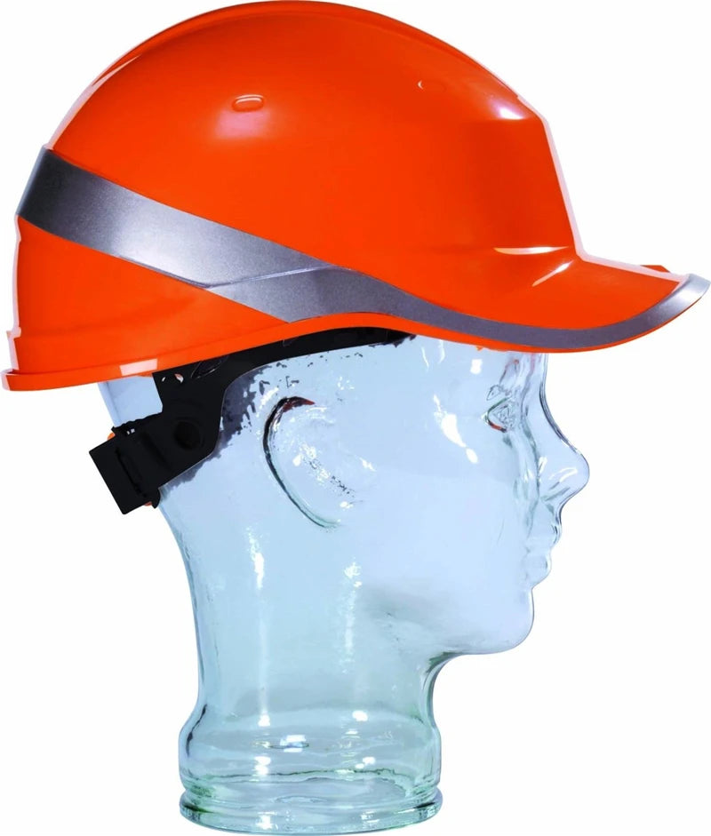 Diamond V High-Vis Reversible Hard Hat – Safety Protection Helmet for Construction