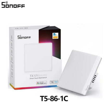 SONOFF TX Ultimate Smart Wall Switch - Full Touch LED Light Switch with Alexa & SmartThings Support