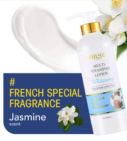AILKE Multi-Vitamin Moisturizer – Body Lotion for Radiance, Whitening & Hydration