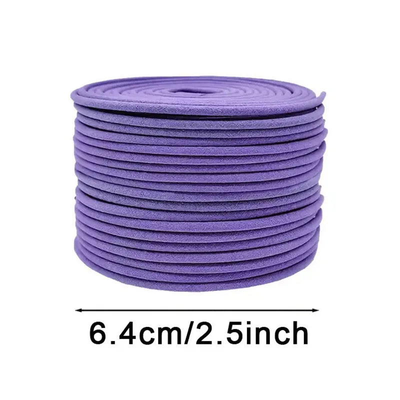 40PCS Colored Coil Incense – Lavender Aromatherapy & Essential Oil Fragrance for Yoga, Meditation, Jasmine & Rose