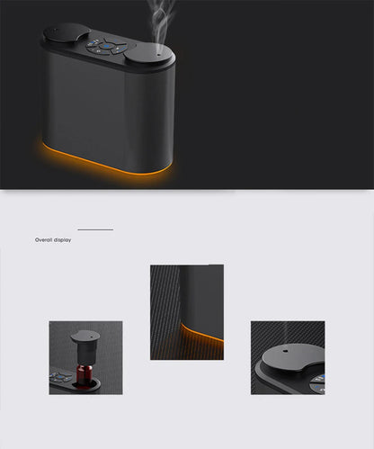 Waterless Aroma Diffuser – USB Aluminum Essential Oil Nebulizer, Aromatherapy Humidifier for Home & Hotel Use