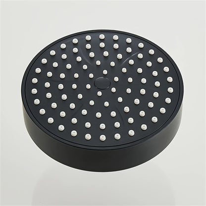 4-Inch Black Bathroom Faucet Replacement Part – Compact Decorative Shower Head Accessory