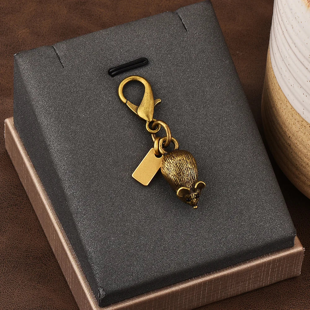 Fashion Bear Cherry Flower Keychain – Metal Y2K Letter C Bag Pendant & Car Key Ring Jewelry Gift for Women