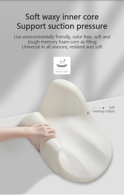 Car Electric Lumbar & Neck Massage Cushion | Single Headrest Vibration Pillow for Seat Support