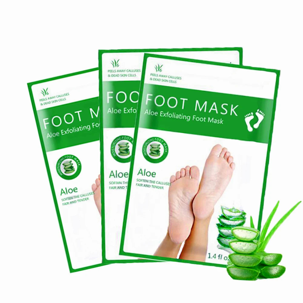 Exfoliating Foot Mask & Pedicure Socks – Dead Skin Removal, Whitening Foot Care, Foot Spa Scrub & Skin Refreshment