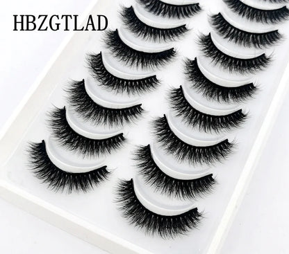 10 Pairs 3D Mink False Eyelashes – Natural Long & Short Lash Extensions Makeup Kit (41 Styles)
