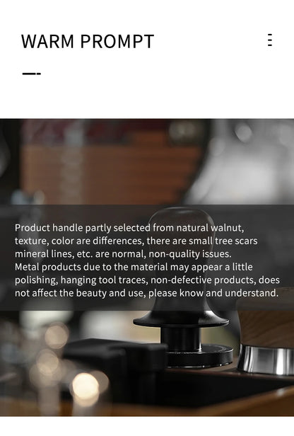 MHW-3BOMBER 30lb Calibrated Coffee Tamper – 51mm/53mm/58mm Flat Espresso Tamper with Spring-Loaded Pressure for Baristas