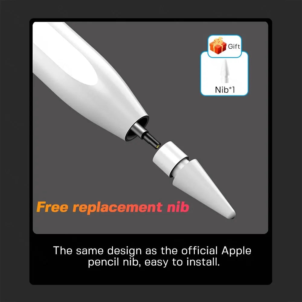 iPad Pencil Stylus for Apple Pencil 1 & 2 - Compatible with iPad Pro 2024, Air 4/5, Mini 5, Pro 11/12.9 (2018-2022), Touch Pen