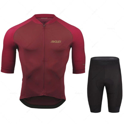 Men’s Pro Team Cycling Jersey Set - Breathable Road Bike Racing Clothing for Cycling & Training