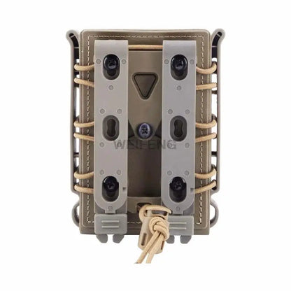 Tactical Molle Magazine Pouch | AR 15 M4 AK 47 7.62 5.56 9mm Scorpion | Fast Mag Holster Case Holder | Gun Hunting Airsoft Accessories