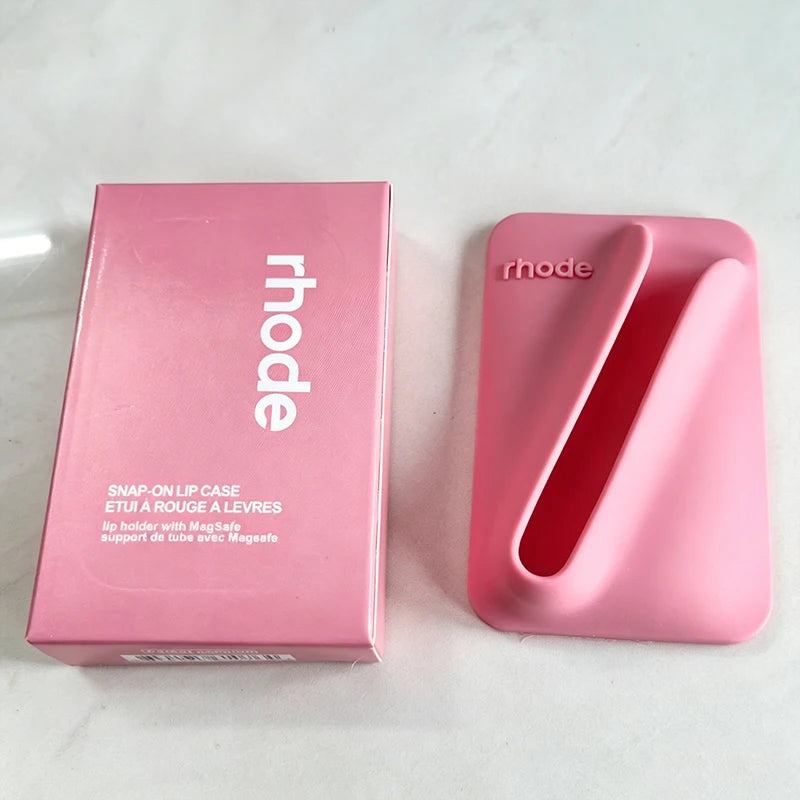 RHODE Magnetic Lip Case - MagSafe Compatible iPhone Cover with Lip Gloss Holder for iPhone 17 Air 16 15 14 13 12 11 Pro Max