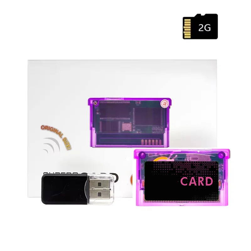 Mini SD GBA Game Flash Card – 2GB TF Adapter for SP, GBM, NDS, NDSL Game Console