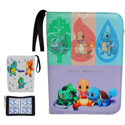 NEW Pokémon Card Album — 400pcs Binder Zipper PU Leather Storage Book for Anime Card Game Collection