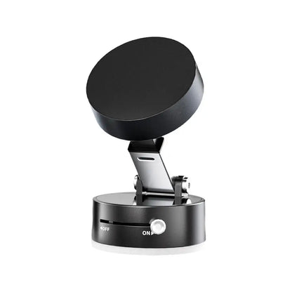 Vacuum Magnetic Suction Cup Stand | Double-Sided Swivel Holder for Mobile Phones | Universal Folding Phone Mount