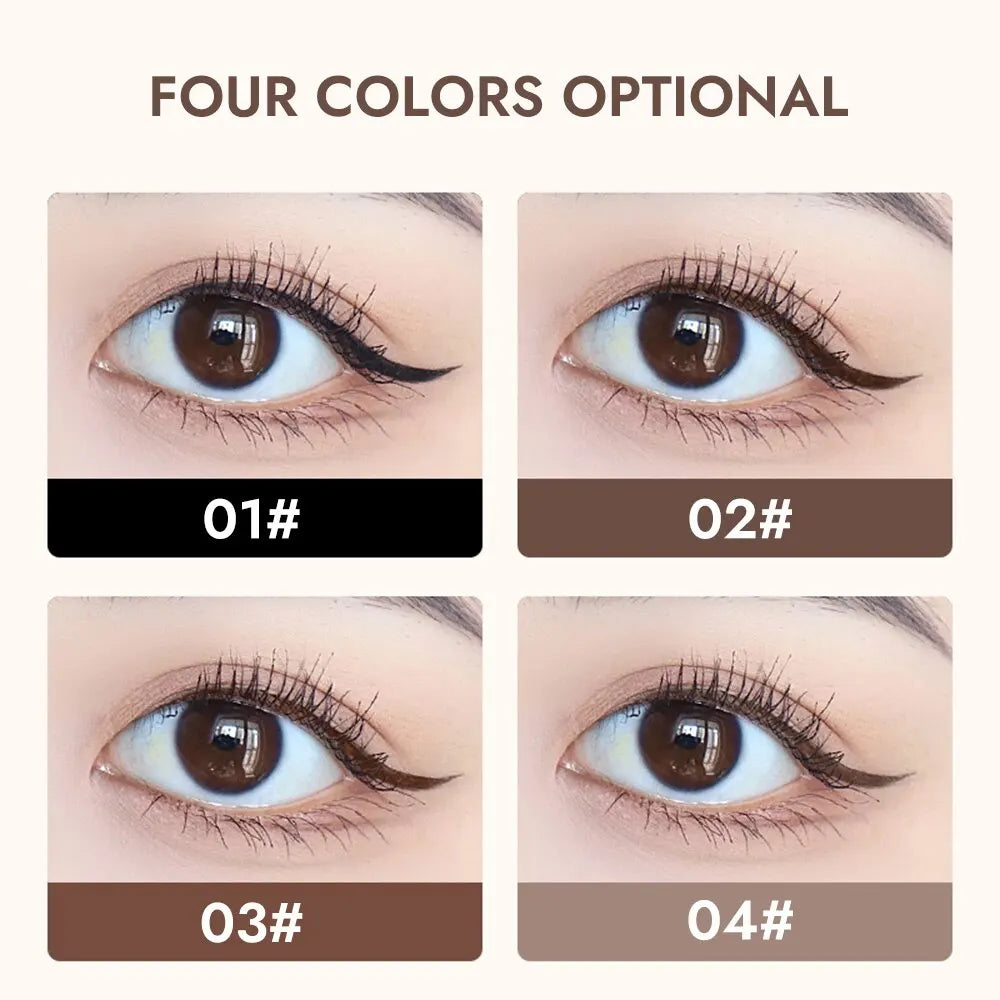 GECOMO 0.01mm Liquid Eyeliner – Super Slim, Waterproof, Quick-Dry, Long-Lasting & No-Smudge Pencil