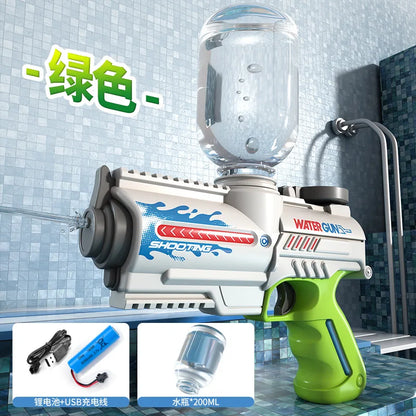 Summer Hot-Selling Electric Water Gun – Space Sci-Fi Design Water Toy for Kids, Fun Water Bat for Outdoor Play