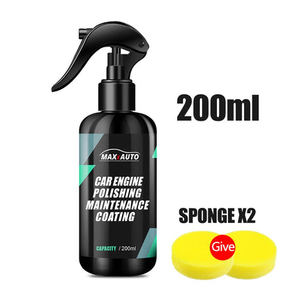 Car Engine Bay Cleaner & Restorer - Powerful Engine Compartment Degreaser for Automotive Cleaning and Polishing