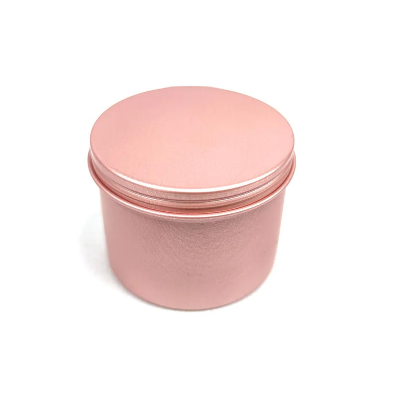 50PCS Aluminum Tin Jars – 5g to 100g Metal Containers for Cosmetic Creams, Lip Balm & Face Care