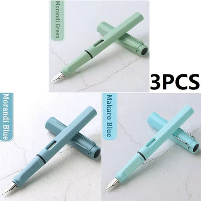 Luxury Calligraphy Fountain Pen - Premium Ink Cartridge Writing Tool for Office, School & Creative Lettering