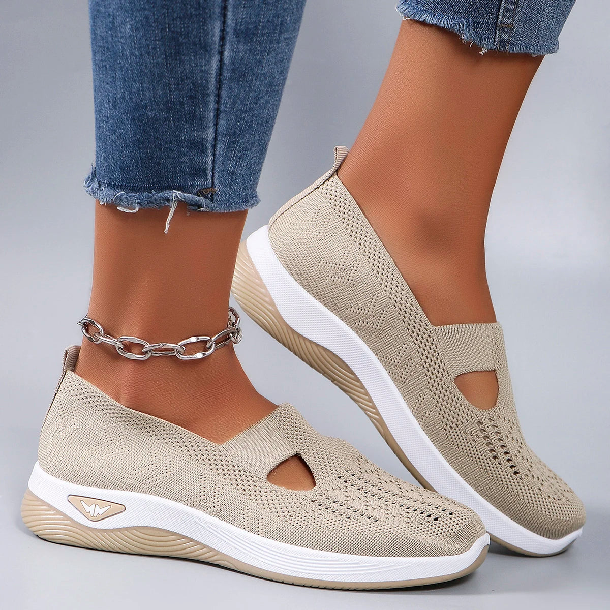 Spring Women's Sports Shoes – Breathable, Lightweight, Non-Slip, Wear-Resistant Casual Sneakers