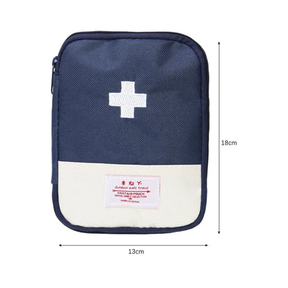 Portable Medicine Bag – Cute First Aid Kit Organizer, Medical Emergency Kit for Travel, Outdoor & Household Pill Storage
