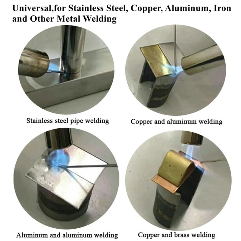 Universal Flux-Cored Welding Rods – Copper & Aluminum Electrodes, Easy-Melt Weld Wire for Steel, Copper, Aluminum & Iron