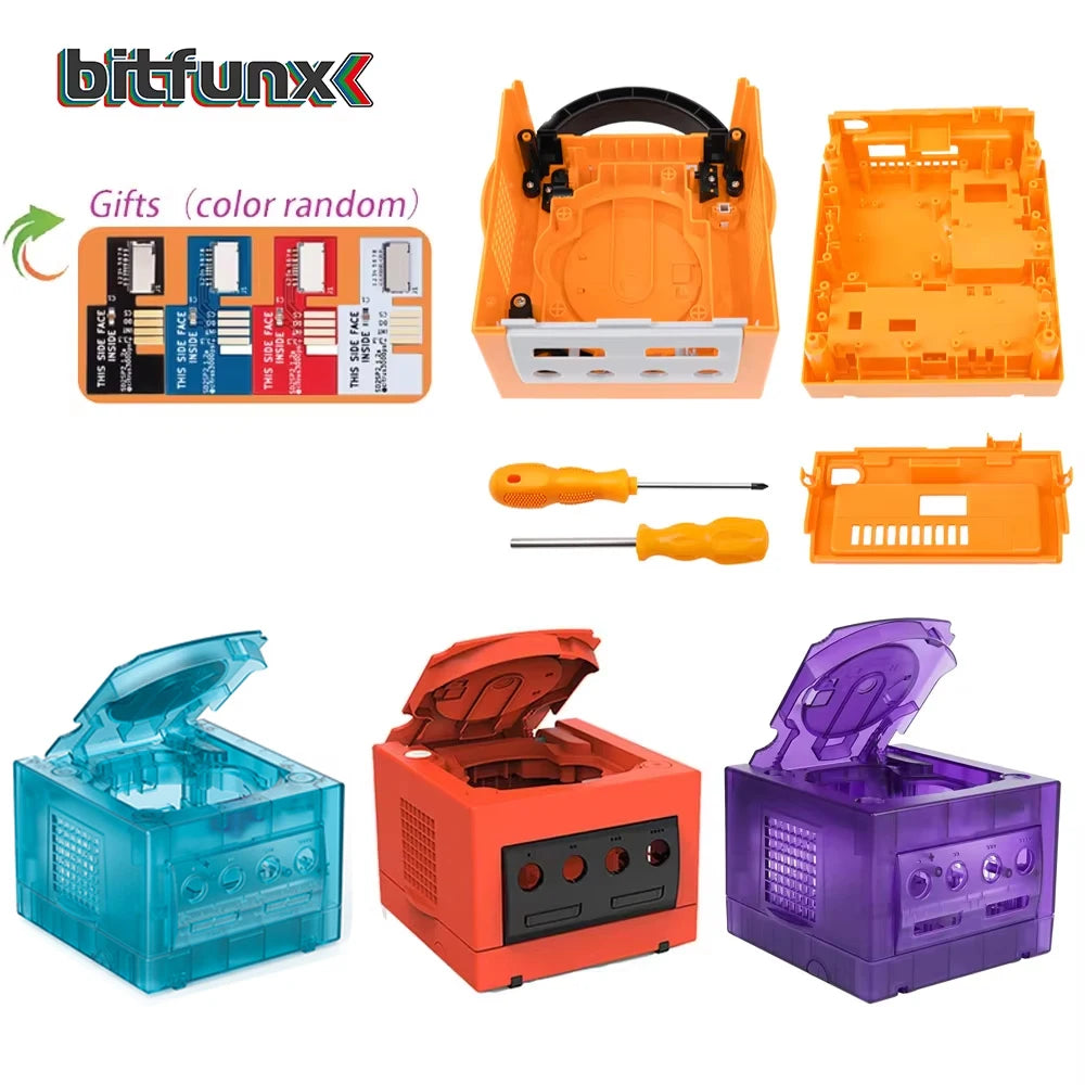 Bitfunx GameCube Replacement Shell - Housing Case for Nintendo NGC DOL-001 & DOL-101 Consoles