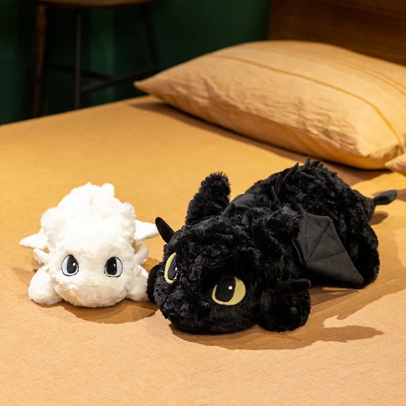 55/70cm Cute Dragon Plush Stuffed Toy – Soft Anime Cartoon Pillow Cushion for Kids Sofa, Bed, Christmas & Birthday Gift