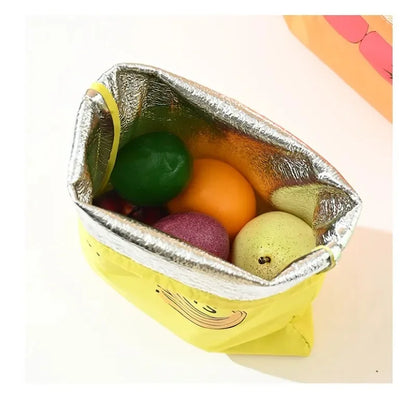 Insulated Fresh Keeper Bag - Reusable Vegetable Storage Organizer with Drawstring Closure for Bananas, Lettuce and Produce