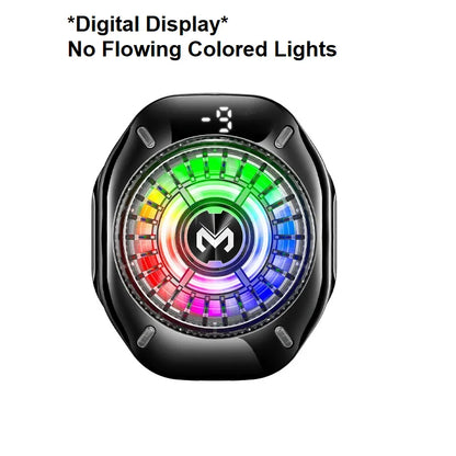MEMO CX10 Semiconductor Phone Cooler – RGB Magnetic Clip-On Ice-Freezing Phone Cooling Fan for Gaming & Live Streaming Performance Boost