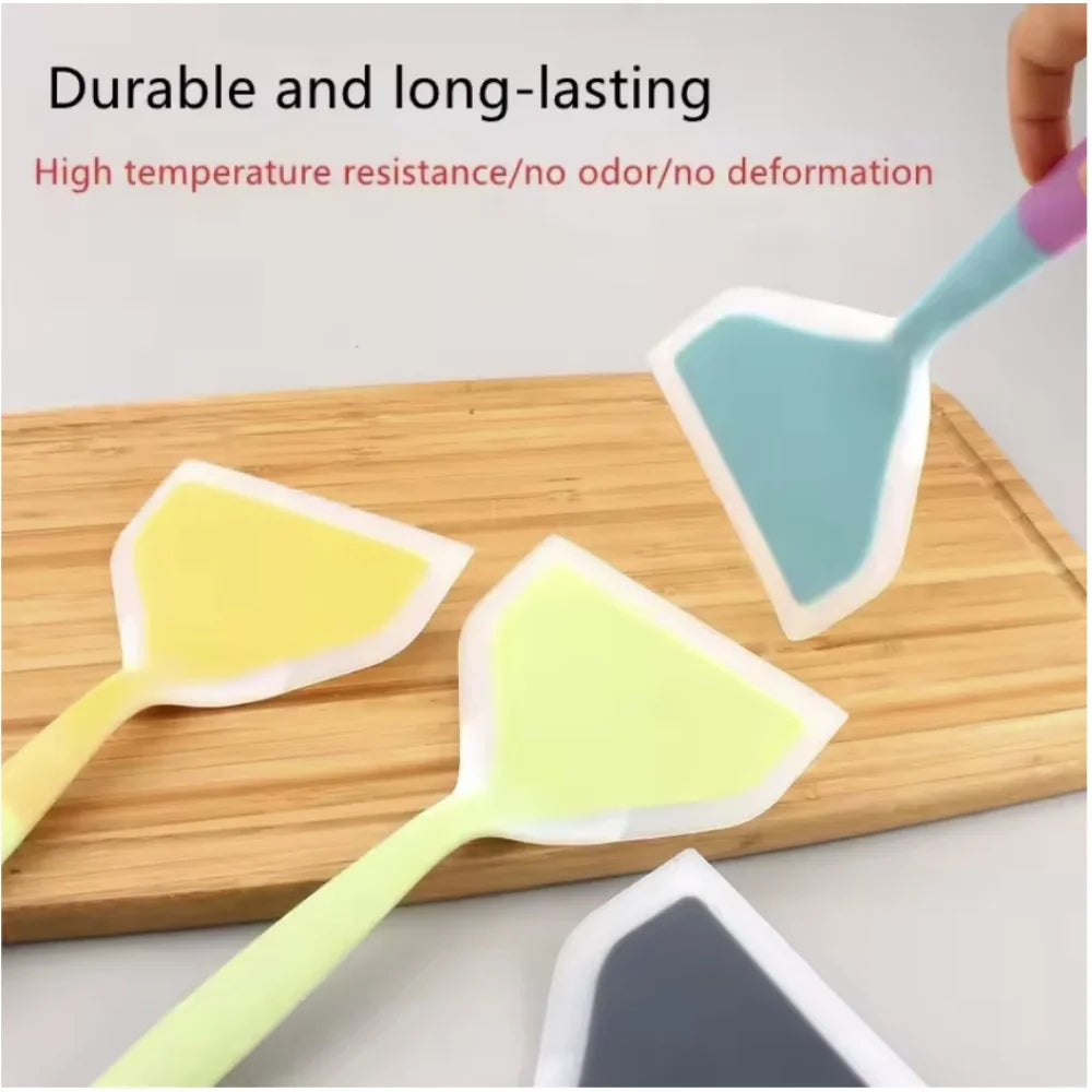 Silicone Kitchen Spatula Cooking Utensil – Non-Stick Heat Resistant Scraper for Eggs, Meat & Pizza Baking