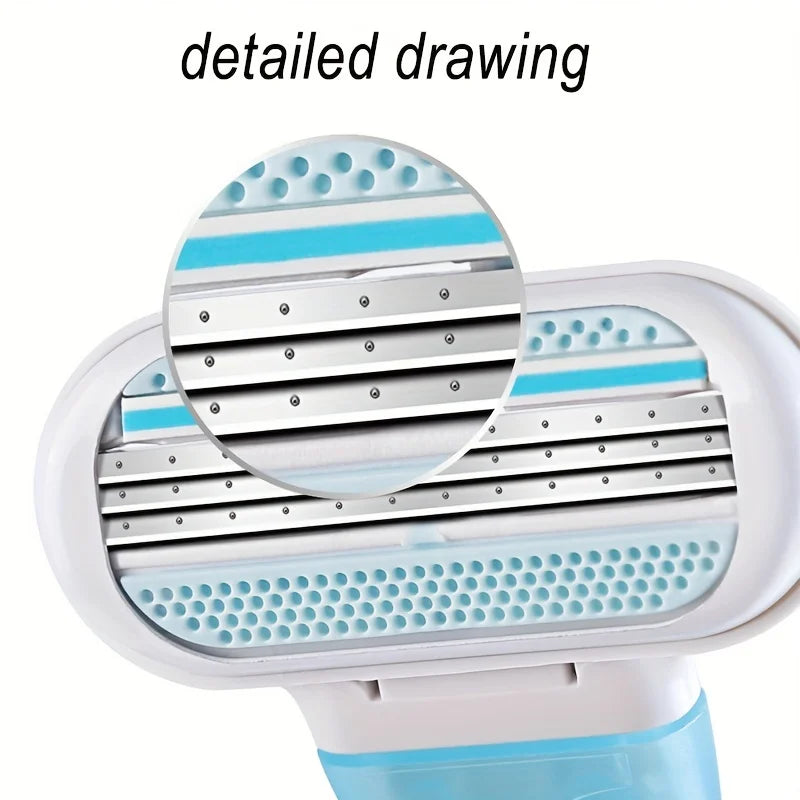 3-Layer Women’s Manual Razor — Replaceable Head Shaver for Armpit, Bikini & Body Hair Removal