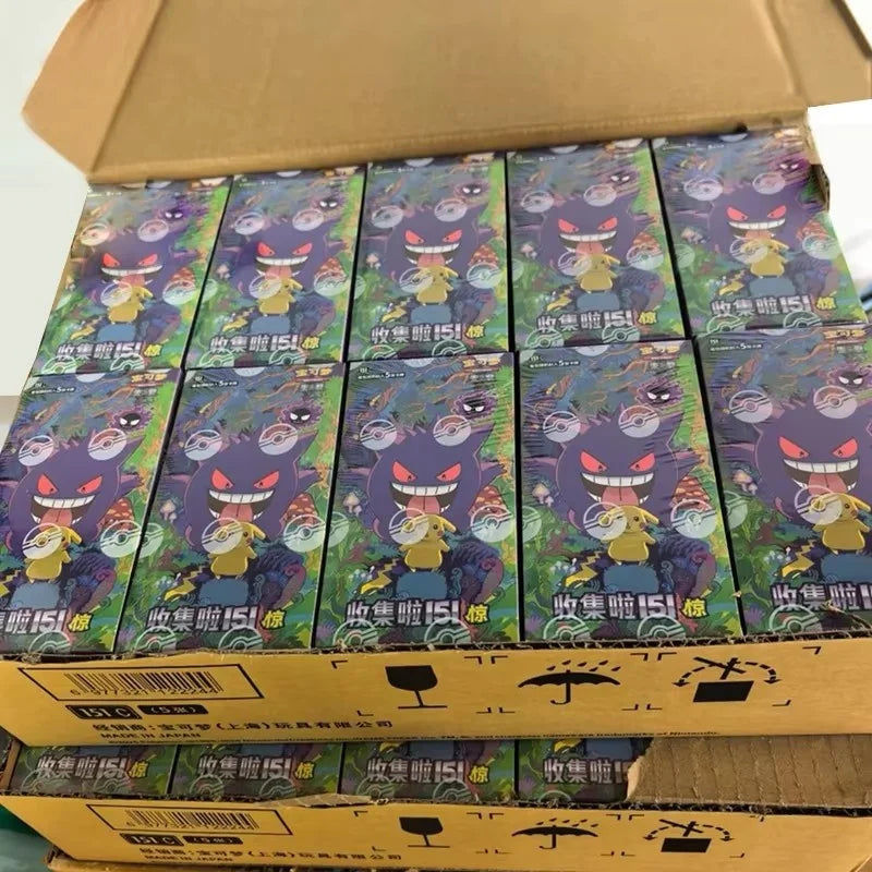 Pokémon TCG Chinese 151 Collectible Cards - Ponyta & Gengar Game Cards Blind Box Toy