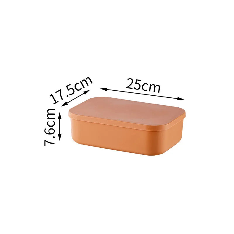 Plastic Storage Box Organizer – Stackable Colorful Baskets for Jewelry, Lipstick, Toys, Underwear & Desktop Snacks