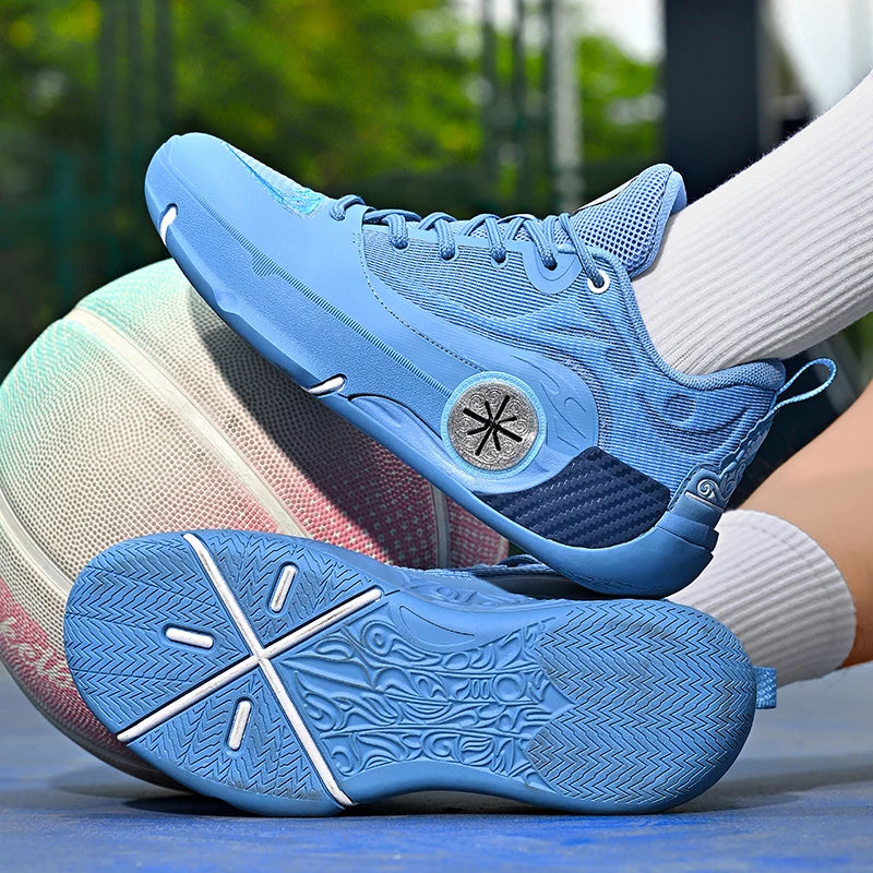 Men's Athletic Basketball Shoes - Breathable Cushioned Non-Slip Sneakers for Gym, Training & Running
