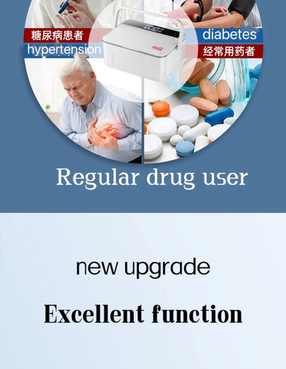 Double Layer Large Capacity Insulin Cooler Box – Portable Medicine Refrigerator for Insulin Storage