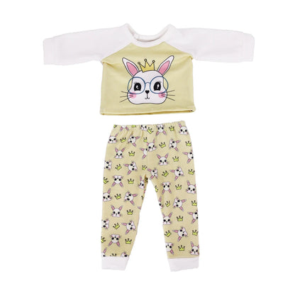Doll Clothes Multi-Style Daily Set – Pajamas & Home Wear for 43cm Born Baby Dolls & 18-Inch American Dolls, Our Generation Toy Gift