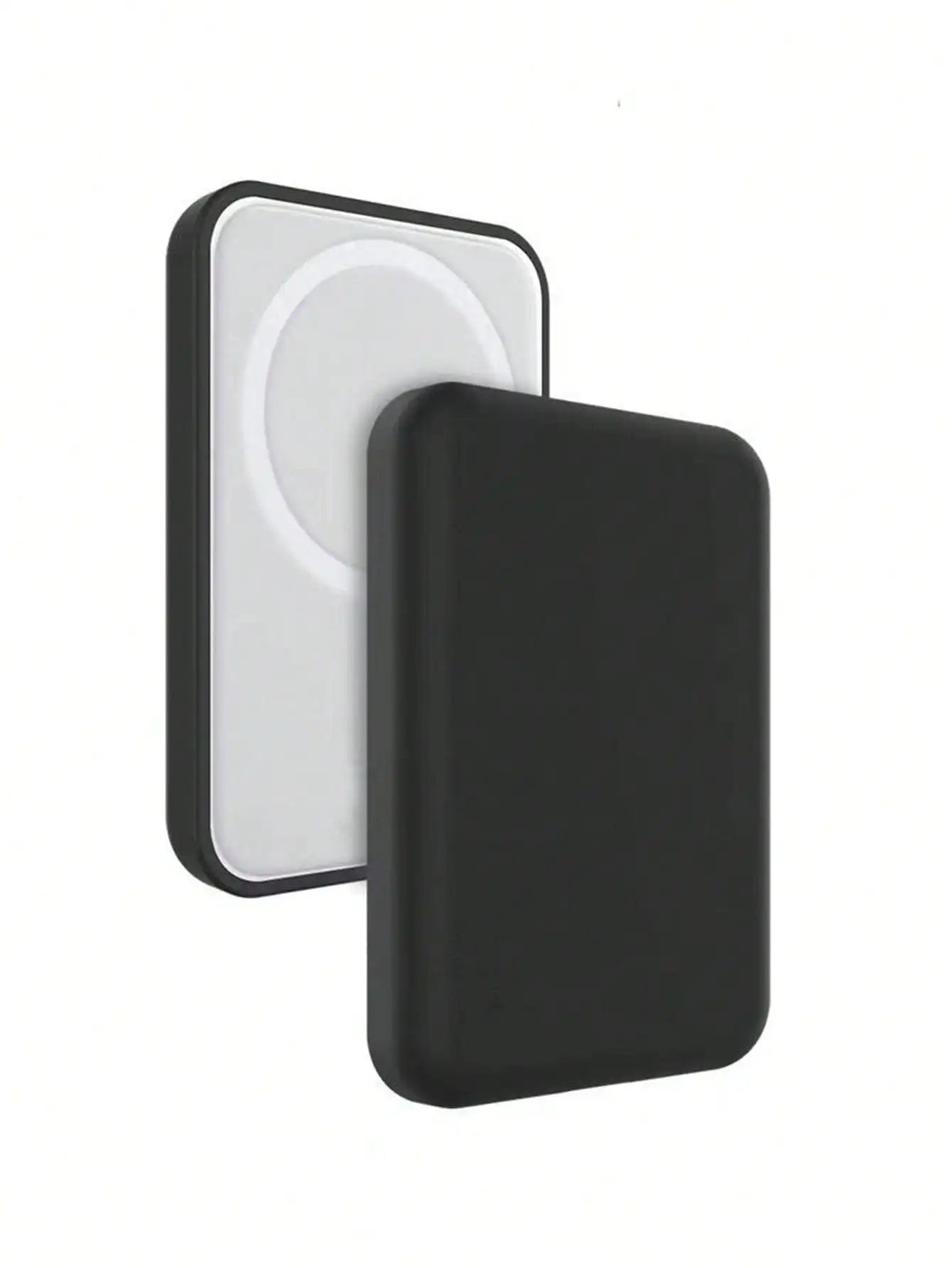 Black TPU Charging Case - Protective Cover for Apple MagSafe Wireless Power Bank